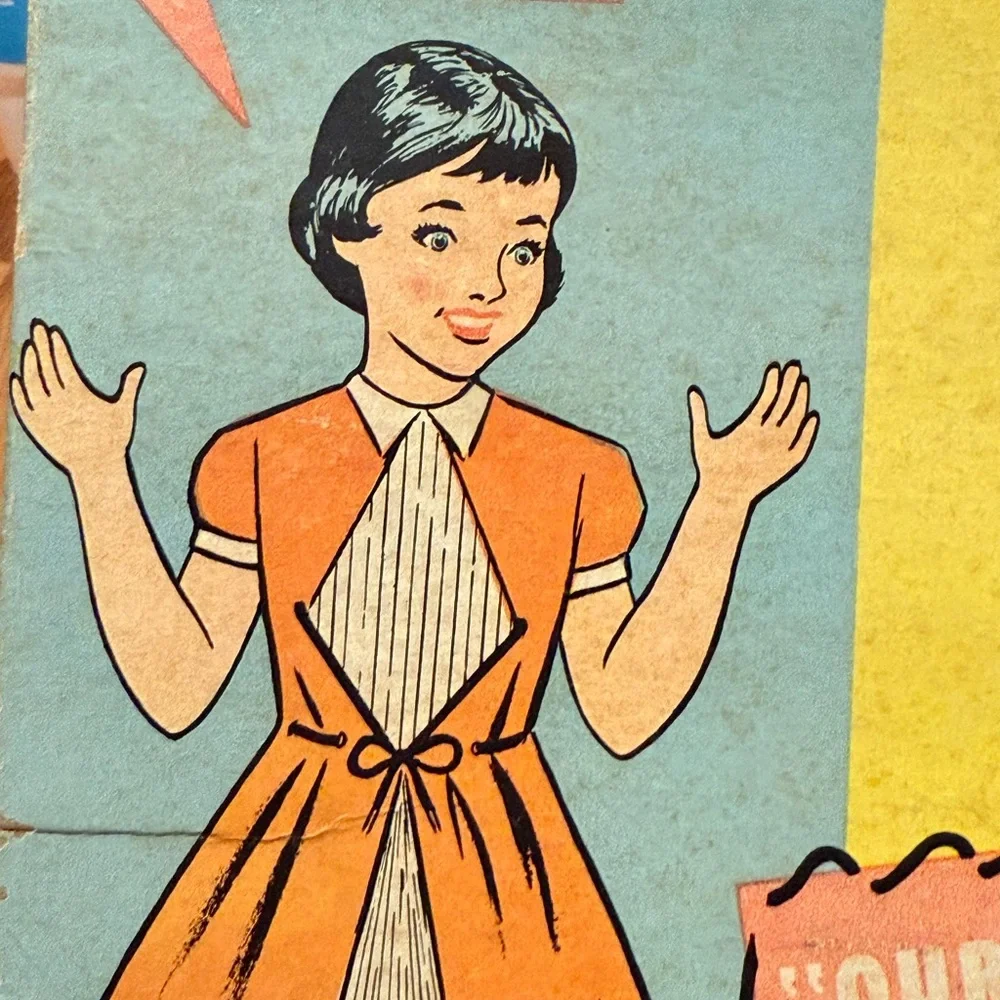 Vintage Lacey Dolls Kit 1950s Paper Dolls Toy COMPLETE UNUSED